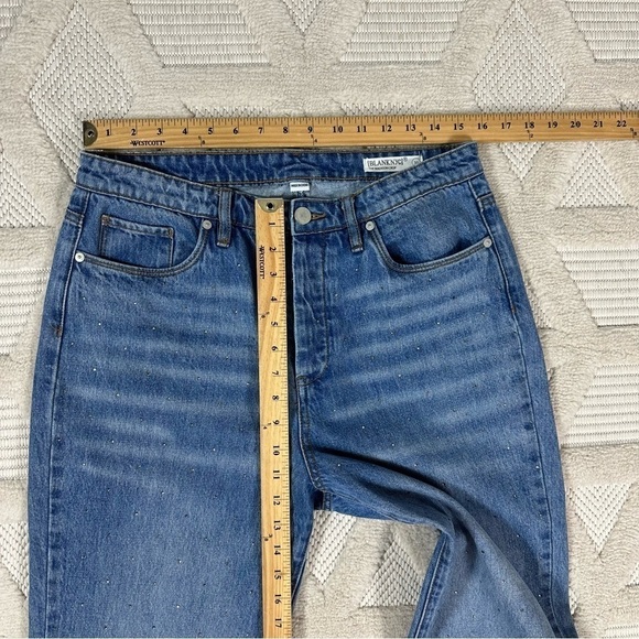Blanknyc Jeans 30 The Madison Crop High Rise Crop  Embellished - Picture 6 of 14